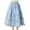 Sky Blue, variant on WOYY Little Girls Plaid Tiered Skirt Ruffle Casual Mid-Calf Skirt, Sizes 5-12