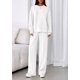 thumbnail image 5 of Conjunto Deportivo PRETTYGARDEN Sudadera y Pantalones Anchos Blanco M, 5 of 8