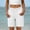 White, variant on Womens Cargo Shorts High Waisted Button Quick Dry Athletic Shorts Lightweight Running Summer Hiking Shorts with Pockets