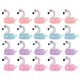 thumbnail image 5 of BRIGHTFUFU 20pcs figuras de flamenco en miniatura luminosas, 5 of 7