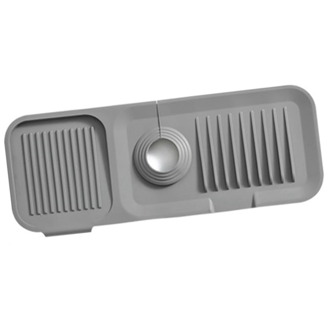 Protector Contra Salpicaduras Para Fregadero de Cocina, Tapete de Drenaje de Silicona, Protector Contra Salpicaduras para Grifo de Cocina, Barrera Absorbente de Salpicaduras de