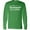 Kelly Green, variant on Inktastic From Sacramento California in White Distressed Text Long Sleeve T-Shirt
