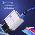 thumbnail image 4 of Cargador Adaptador De Pared VIMI Carga Rápida 3.0 3 Puertos USB, 4 of 9