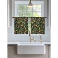 thumbnail image 3 of Sheer Curtains 45 Inch Length 2 Panels Set for Kitchen, Lemons Semi Sheer Curtains for Windows, Summer Botanical Watercolor Elegant Pastoral Voile Window Treatments Rod Pocket Curtain, 3 of 7