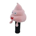 thumbnail image 2 of jinwen Poop Driver Head Cover Accessories Cute Anti Scratch Protection Sleeve Pink, 2 of 9