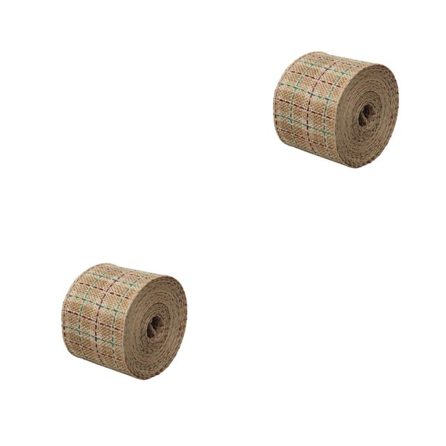 Bearachild Accesorios decorativos de lujo de tela escocesa de cinta de Navidad para celebración Type6 NO6