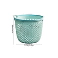 thumbnail image 3 of Portable Dirty Clothes Basket, Hollow Plastic Laundry Basket for Bathroom, Small Dirty Clothes Storage Bin, Desktop Sundries Organizer for Towels, Mesh Basket for Bedroom Organization, 3 of 6