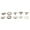 Gold, variant on 10Pcs Women's Punk Vintage Hollow Flower Jewelry Midi Knuckle Rings Set Alloy, Rhinestone Silver