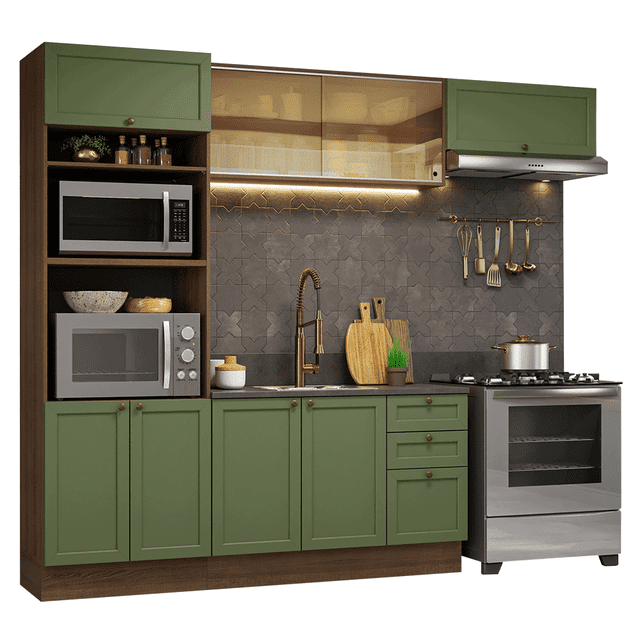 Cocina Integral Completa Modular Madesa Vik 270cm MV 04