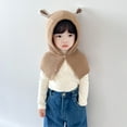 thumbnail image 4 of Chenyin Kids Baby Winter Hat with Scarf One Piece Set Toddler Beanie Hats Girls Boys with Neck Warm for Fall Winter 2-8T, 4 of 9