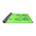 thumbnail image 2 of Ahgly Company Indoor Round Abstract Green Modern Area Rugs, 3' Round, 2 of 4
