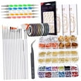thumbnail image 2 of Nail Art Brush Tool, Thread Exquisite Stamping Sticker Nail Design Kit  for Salon, 2 of 8