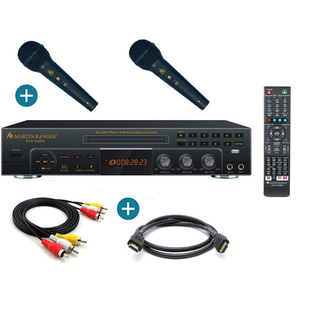 HDMI Digital Karaoke Player with Mixer and USB Recorder With two DM-11PRO -