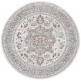 thumbnail image 2 of SAFAVIEH Bel Air Merlin Oriental Polyester Area Rug, Gray/Light Gray, 8' x 8' Round, 2 of 11