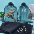 thumbnail image 4 of 30Pcs Large Organza Bags Drawstring Jewelry Pouches Bulk 12x16 Inch Black Festival Wedding Party Favor Gift Mesh Bag for Shoes Jewelry Soaps Cosmetic Storage Packaging Travel Crafts for making, 4 of 7