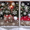thumbnail image 5 of Laklulu 3 juegos de pegatinas de pared navideñas con copos de nieve, pegatinas decorativas para escaparates de Año Nuevo, pegatinas electrostáticas, 5 of 5