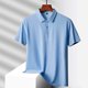 thumbnail image 4 of Ceisia Men's Relaxed Fit Ice Silk Polo Shirts | Breathable Sweat-Wicking Short Sleeve Collared Tops | Summer Casual Tees Gift, 4 of 6