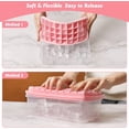 thumbnail image 4 of Ice Cube Tray with Lid and Bin | 36 Nugget Silicone Ice Tray for Freezer | Comes with Ice Container, Scoop and Cover | Good Size Ice Bucket, 4 of 6