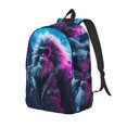 thumbnail image 1 of Saiise Sac à Dos pour Ordinateur Portable avec Lunettes Hip-Hop et Imprimé Gorille - Bretelles Réglables, Résistant à l'Eau, Grande Capacité, Design Élégant, Unisexe pour École, Bureau, Voyage-Moyen, 1 of 5