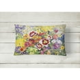 thumbnail image 2 of Carolines Treasures SASE0954PW1216 Spring Floral by Anne Searle Canvas Fabric Decorative Pillow, 12H x16W, multicolor, 2 of 3