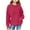 01 Hot Pink, variant on Hicidod Kids Girl Hoodies Casual Long Sleeve Cute Solid Color Hooded Sweatshirt Pocket Crew Neck Oversized Hoodies for Teen Girls