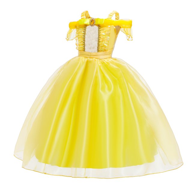 Disney-disfraz de princesa Aurora Belle para niños, disfraz de lujo, ropa de Halloween y Navidad Fivean unisex