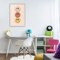 thumbnail image 3 of Stupell Industries Retro Smileys Trio Novelty Painting Gray Framed Art Print Wall Art, 20 x 30, 3 of 10