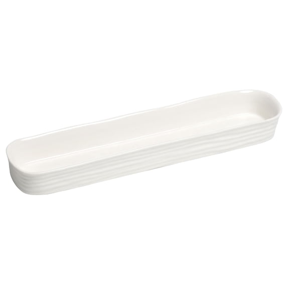 Pampa Bay Le Blanc Cracker Tray, 13.25" x 2.75" x 1.5"