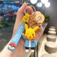 thumbnail image 5 of TAKARA TOMY-llavero de Pokémon Pikachu, colgante de silicona, figuras de PVC, juguetes, Psyduck, Charmander, Eevee, llavero, bolsa, colgante, regalos para niños, 5 of 5