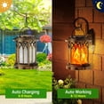 thumbnail image 3 of Farol solar KOOPER con llama parpadeante mejorada, 4 unidades, 3 of 7