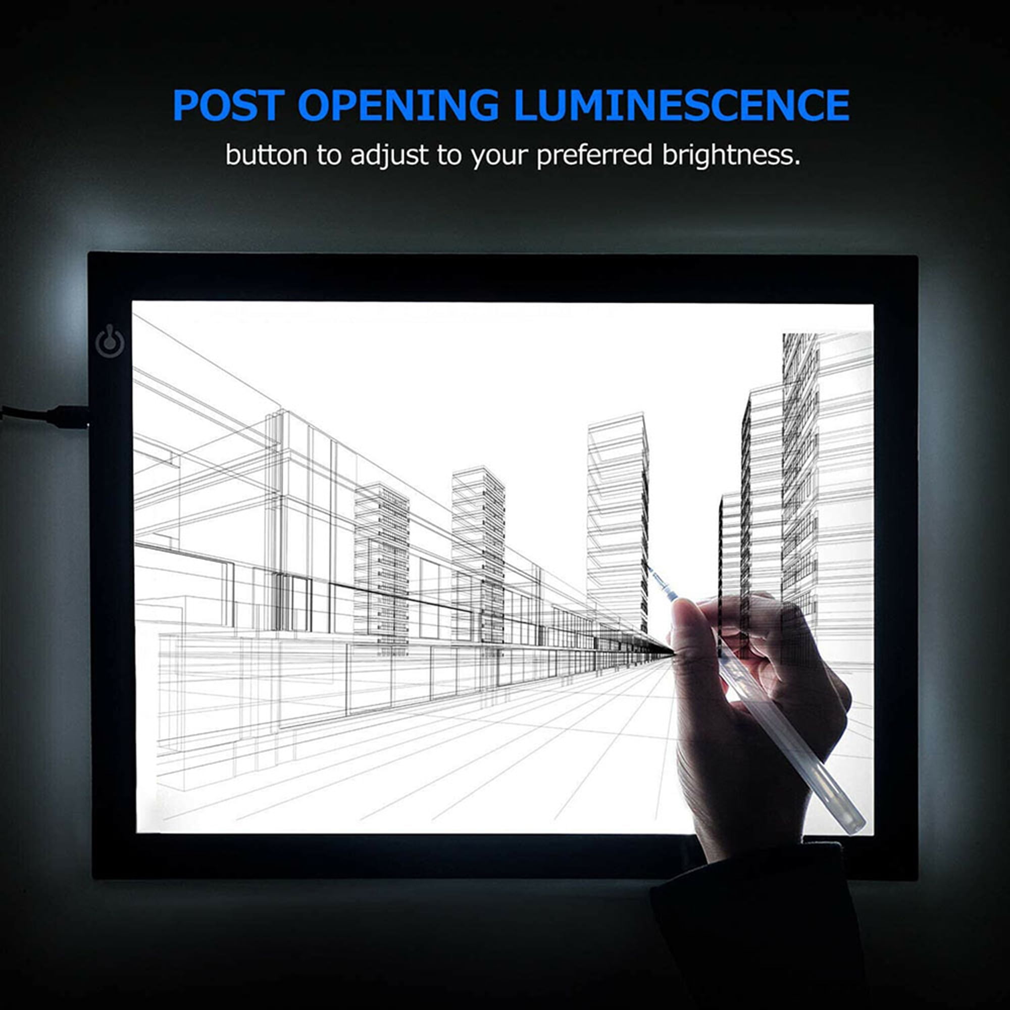 YouLoveIt Light Board A4 LED Drawing Board Light Table Light Up Drawing Painting Boards Kids Acrylic Copy Drawing Board Tracing Tableo for Artists Designing, Animation, Sketching