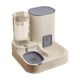 thumbnail image 1 of Juego de dispensador automático de agua y comida para gatos, comedero por gravedad para mascotas con cuenco de comida para, 1 of 8