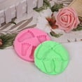 thumbnail image 4 of Big Small Footprint Pattern Silicone Cookies Mold Biscuits mould cookies Handmade decorative mold big small Soap Moulds Cake Baking Tools, 4 of 9
