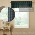 thumbnail image 4 of VHC Brands Pine Grove 3 PC Pine Green Curtain Set (1 Valance 16x72 and 2 Tier 24x36), 4 of 4