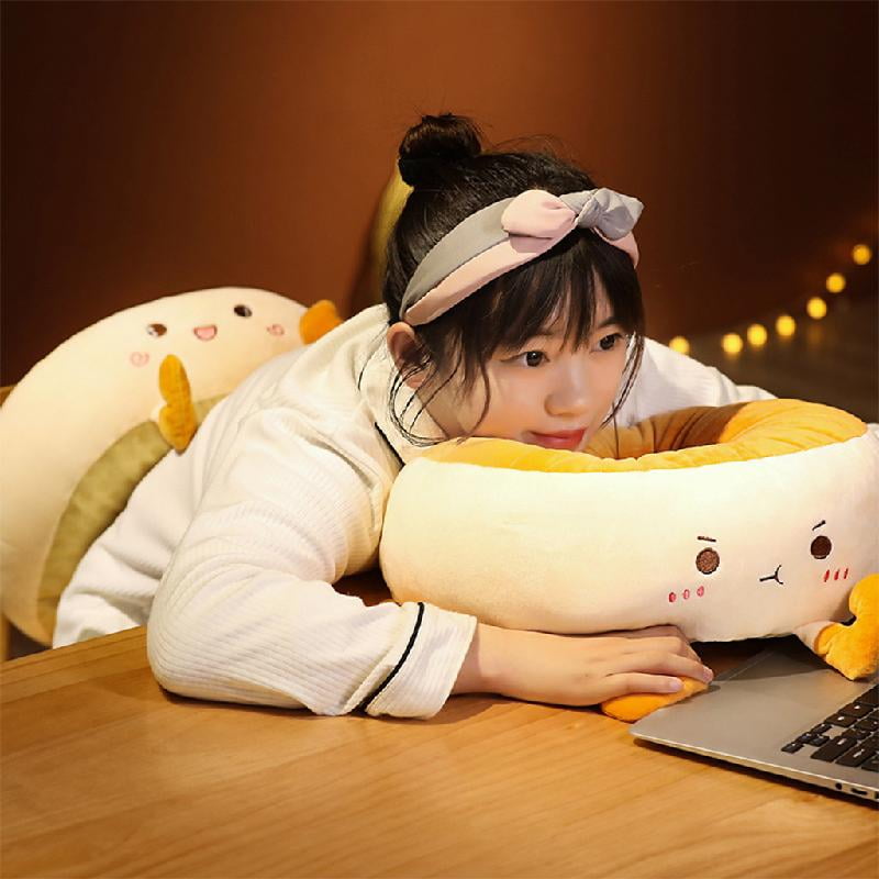 1pc Cute Bread & Toast Shaped Seat Cushion For Children, Adults, Office  Chair, Tatami, Car, Thick Cushion For Long Time Sitting
