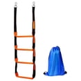 thumbnail image 4 of S SERENABLE Marine Rope Ladder Practical Swim Ladder for Inflatable Boat Dinghy Sailboat 4 Steps 30x114cm, 4 of 9