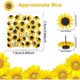 thumbnail image 2 of Sunflower Printed Thumbtacks - Decorative Push Pins for Bulletin Boards and Office, 2 of 5