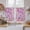 Pink, variant on Watercolor Floral Kitchen Curtains 63 Inch Length, Retro Botanical Flowers Leaves Spring Beige Tiers Curtains for Living Room Berdoom, Light Filtering Drapes Window Treatment 2 Panels 42"Wx63"L