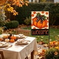 thumbnail image 6 of DefiDgd 12x18inch Bow Pumpkin Pattern Garden Flag,Double Sided Fall Yard Banner Decorative Flag for Thanksgiving Lawn Porch Patio Outdoor Garden Holiday Home Decoration(A), 6 of 6