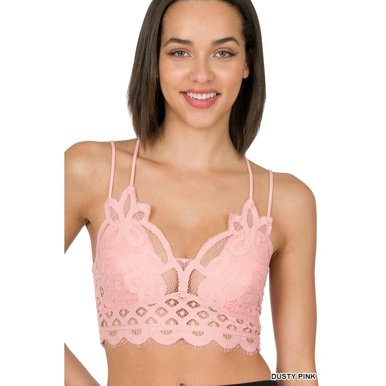 Crochet Strapless Bras for Women Push Up Cut Out Full Coverage Wireless Bras  for Women Adjustable Underwear for Women Floral High Waist Lingerie # Beige  at  Women's Clothing store