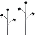 thumbnail image 3 of Langgg Triple Tree Topper Noir Élégant Support en Fer Structure Stable Restaurant Noir 90cm, 3 of 3