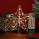 thumbnail image 5 of Estrella Led Plateada para La Punta Del Árbol de Navidad - Decoración Navideña de Hierro de 20 Cm con 10 Luces, Funciona con Pilas (Pilas Aa No Incluidas) - Decoración Festiva para El Hogar y La Ofic, 5 of 6