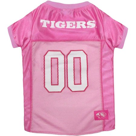Missouri Tigers Dog Jersey - Pets First College Missouri Tigers Pet Pink Jersey, 4 Sizes Available