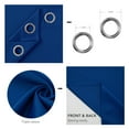 thumbnail image 3 of Deconovo Blackout Curtains Room Darkening Grommet Solid Curtain for Living Room 42x84 inch Royal Blue Set of 2, 3 of 6