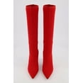 thumbnail image 4 of Women's Pointed Toe Knee High Stiletto Sock Boots, 4 of 6