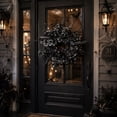 thumbnail image 4 of Orangide Halloween Decorations Wreath Of Withered Branches Door Hanging Holiday Window Display Party Decoration Artificial Pumpkin Garland Wreath Wall Hanging For Fall, 4 of 7