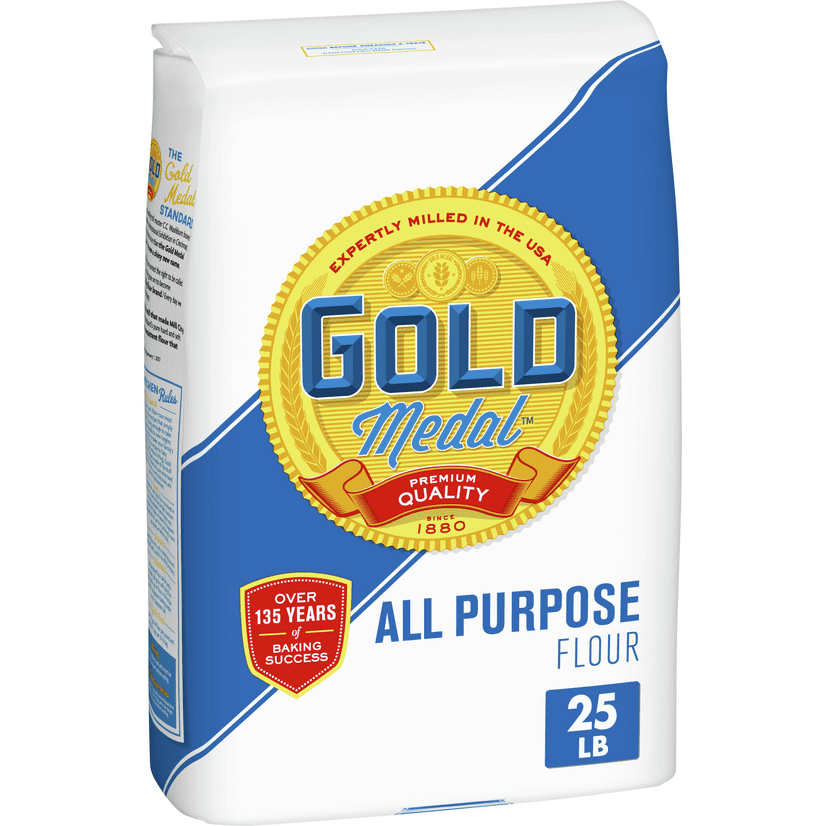 EXP 8/2024 Gold Medal All Purpose Flour, 25 lbs