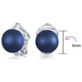 thumbnail image 6 of Bling Jewelry Womens Button Style Freshwater Pearl Clip-On Earrings Sterling Silver Non-Pierced Ears, 6 of 7