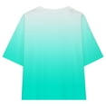 thumbnail image 7 of Short Sleeve T-Shirts for Boys & Girls Summer Crewneck Tops Size 5-15 Teens Kids Trendy Gradient Printed Pullover Loose Going-Out Tees, 7 of 7
