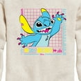 thumbnail image 3 of Disney - Lilo & Stitch - Neon Stitch - Toddler & Youth Crewneck Fleece Sweatshirt, 3 of 5
